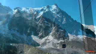 Aiguille du Midi  Mont Blanc  Chamonix France part1 Traveltourscalatoriicircuite turistice [upl. by Chaffin]