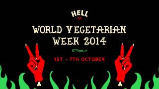 World Vegetarian Week  smashing the meat with HELL pizza [upl. by Einor520]