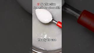 homemade rice milk for glass skin rice water for face DIY rice pack skincareshorts [upl. by Doherty]