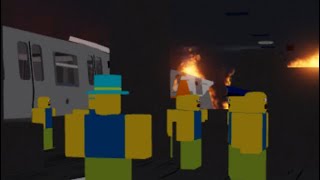 Surviving a Roblox train crash… [upl. by Nakre]