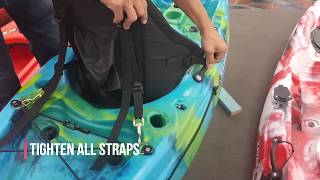 How to Install Kayak Seat  Kayaks2Fish Australia [upl. by Diskson552]