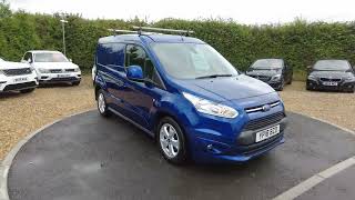 FORD CONNECT 15 TDCI 200 LIMITED PANEL VAN2018 DIESEL MANUAL IN A LOVELY Deep Impact Blue Metallic [upl. by Vada]