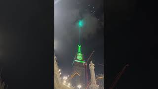 MAKKAH😍 travel middleeasttravel clocktower light makkah mountains masjid explore youtube [upl. by Horne]