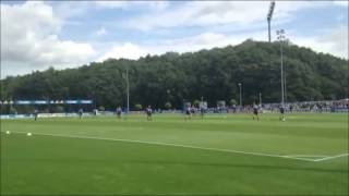 FC Schalke 04 Training Passübungen und Laufwegespiel [upl. by Adyan]