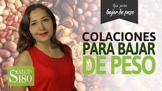 Colaciones nutritivas para una dieta perfecta  Salud180 [upl. by Obed]