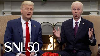 Trump and Biden Meeting Cold Open  SNL [upl. by Neo433]