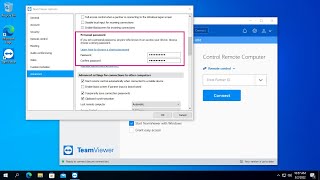 How to set your own Password in TeamViewer [upl. by Ahc]