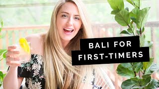 BALI A Guide for firsttimers [upl. by Annohs]