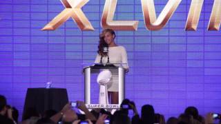 Beyoncé Super Bowl 47 Halftime Show Press Conference [upl. by Siva]