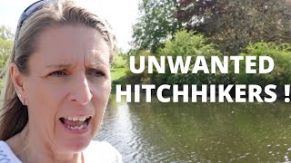 NARROWBOAT  Get off our tiny floating home  Unwanted hitchhikers  Episode 60 [upl. by Enair]