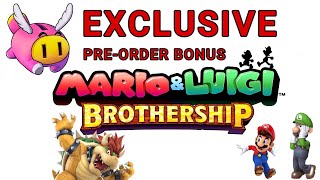 Mario amp Luigi Brothership EXCLUSIVE Preorder Bonus REVEALED [upl. by Sikram614]