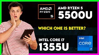 AMD Ryzen 5 5500U vs Intel Core i7 1355U Comparison [upl. by Eedrahs]