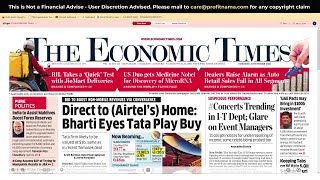 8 October 2024  The Economic Times Newspaper  Profitnama  Daily Finance amp Business News Analysis [upl. by Alton]