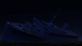 MV Wilhelm Gustloff Sinking Animation [upl. by Breger]