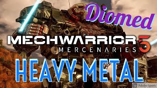 Mechwarrior 5 Heroes of the Inner Sphere Highlander Hero Mech Heavy Metal [upl. by Noelyn]