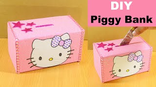 How to Make Piggy Bank at Home  DIY Easy Piggy Bank  Amazing Piggy Bank Craft Idea [upl. by Perseus]