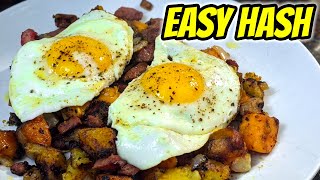 How To Make CORNED BEEF HASH at home [upl. by Redan]