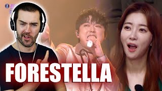 Forestella REACTION Spread Silk On My Heart Immortal Songs 2 [upl. by Hanauq]