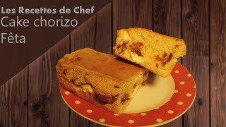 Cake Chorizo Fêta  Recette  Facile LRDC [upl. by Cassey785]