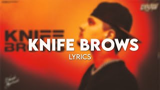 Knife brows  visualizer  Dhanda Nyoliwala  lyrical music video [upl. by Nnalorac]