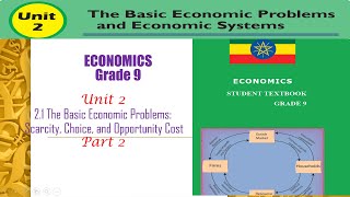 Grade 9 Economics Unit 2 Part 2 9ኛ ክፍል ኢኮኖሚክስ ትምህርት [upl. by Nyleahcim]