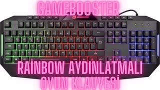 Gamebooster G59K Rainbow Aydinlatmalı Oyun Klavyesi [upl. by Anihcak728]