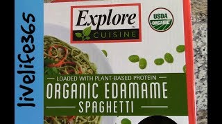 Mikes Product Test Explore Cuisine Organic Edamame Spaghetti [upl. by Syd]