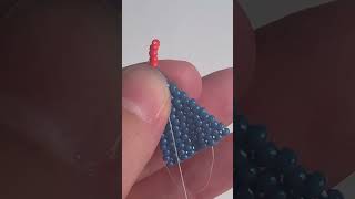 How to add a Bead Loop to your Brick Stitch Earrings [upl. by Sada]