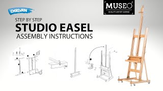 Step by step studio easel assembly instructions [upl. by Neelik]