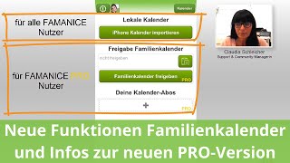 FAMANICE PRO inkl neue FamilienkalenderFunktionen [upl. by Troc]