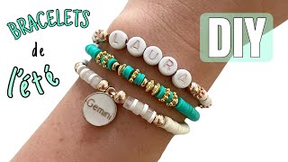 DIY  BRACELETS PERLES HEISHI [upl. by Yennek]