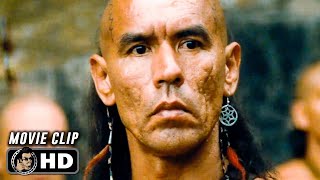 THE LAST OF THE MOHICANS Clip  quotCliff Battlequot 1992 Wes Studi [upl. by Ennaylil815]