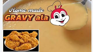 GRAVY ALA JOLLIBEE  HOW TO MAKE PERFECT GRAVY  OWN VERSION [upl. by Baudelaire]