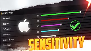 BEST  IPHONE📱 SENSITIVITY  IN FREE FIRE  PERFECT HEADSHOT SENSITIVITY [upl. by Acenahs583]