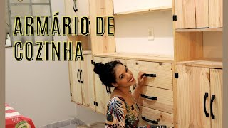 COMO FAZER UM ARMÁRIO DE PIA DE COZINHA DE MDF SUPER SIMPLES PARTE 03 [upl. by Richer]