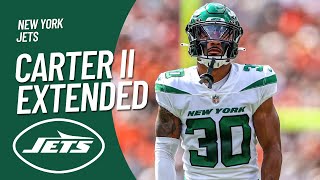 New York Jets Extend Michael Carter II [upl. by Nniuq]