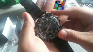 Reloj Espia Vision Nocturna Infrarojo HD 12 mp Sony 1080p Byteshopcommx [upl. by Alissa57]