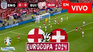 🔴 INGLATERRA VS SUIZA PARTIDO EN VIVO  UEFA EURO 2024  CUARTOS DE FINAL [upl. by Hanahs]