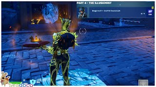 Graffiti Doomstadt Location  The Illusionist Quest  Fortnite Chapter 5 Season 4 [upl. by Eelarat]