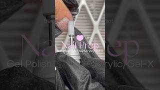 How to prep nails for gel polish uv gel acrylic and gelx [upl. by Annahsohs]