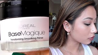 LOreal Base Magique Primer First Impressions Review  Demo ♡ [upl. by Shaver204]