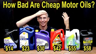 How Bad Are Cheap quotDieselquot Motor Oils 14 vs 58 [upl. by Felder]