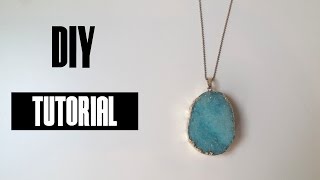 Druzy Agaat Ketting Met Ballchain [upl. by Tabbi75]