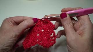 tutorial hartje haken [upl. by Giffy]