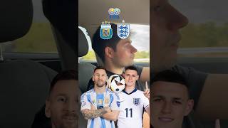 ARGENTINA VS INGLATERRA argentina inglaterra messi dimaria saka bellingham foden colepalmer [upl. by Enahsed]