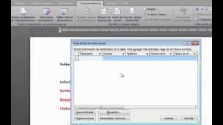 Como Hacer la Combinación de Correspondencia en Word [upl. by Margareta]