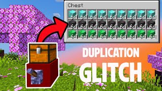 Minecraft 121 EASY Duplication Glitch ANY Item [upl. by Evot915]