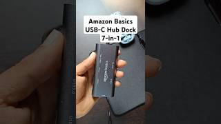 Amazon Basics USBC Hub Dock 7in1 [upl. by Harmaning]