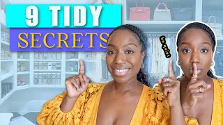 9 Genius Secrets Tidy People Swear By  Judi the Organizer [upl. by Gnoy306]