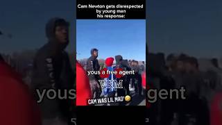 Cam Newton gets disrespected by young man 😳 His response [upl. by Chui]